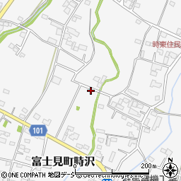 群馬県前橋市富士見町時沢1134周辺の地図