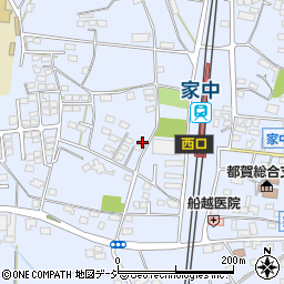 栃木県栃木市都賀町家中5881周辺の地図