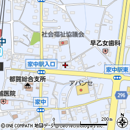 栃木県栃木市都賀町家中2340周辺の地図