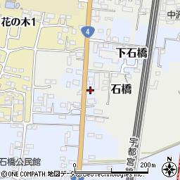 栃木県下野市下石橋794周辺の地図