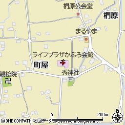松川村ライフプラザかぶろ会館周辺の地図