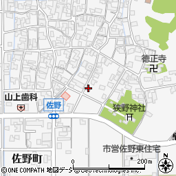 石川県能美市佐野町ヲ79周辺の地図
