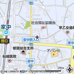 栃木県栃木市都賀町家中2358-5周辺の地図