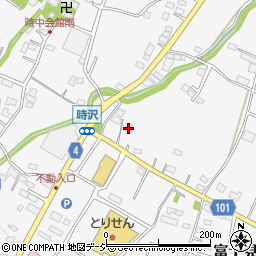 群馬県前橋市富士見町時沢776周辺の地図