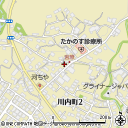 藤生商店自販機コーナー周辺の地図