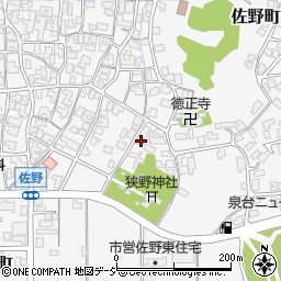 石川県能美市佐野町ヲ131周辺の地図