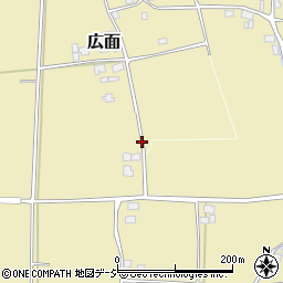 長野県北安曇郡松川村広面周辺の地図