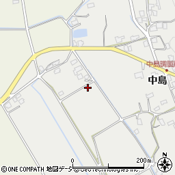 長野県北安曇郡池田町中島周辺の地図