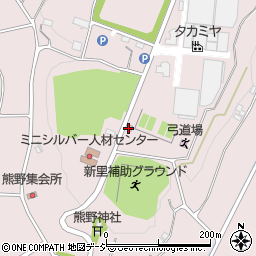 新里庭球コート周辺の地図