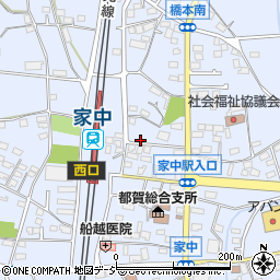 栃木県栃木市都賀町家中5956-1周辺の地図