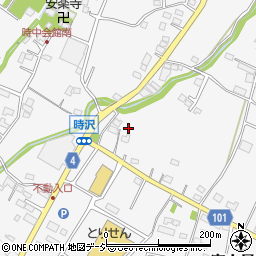 群馬県前橋市富士見町時沢764周辺の地図