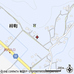 栃木県栃木市梓町204周辺の地図