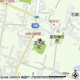 栃木県河内郡上三川町多功1887周辺の地図