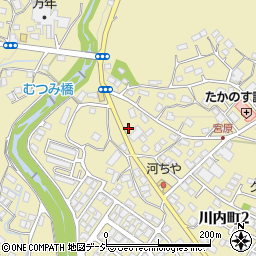 桐生信用金庫川内支店周辺の地図