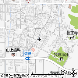 石川県能美市佐野町ヲ101周辺の地図