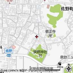 石川県能美市佐野町ヲ113周辺の地図