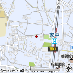 栃木県栃木市都賀町家中5878-2周辺の地図