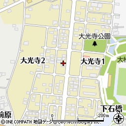 栃木県下野市大光寺周辺の地図
