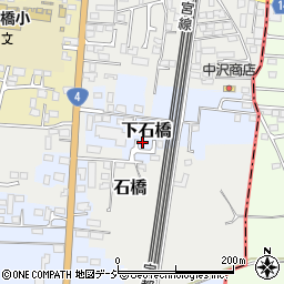栃木県下野市下石橋731-10周辺の地図