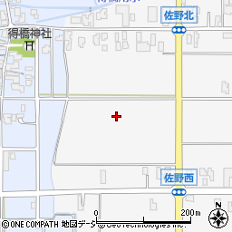 石川県能美市佐野町北周辺の地図