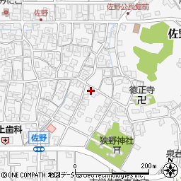 石川県能美市佐野町ヲ110周辺の地図