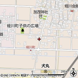 石川県小松市蛭川町甲周辺の地図