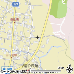 石川県白山市白山町（子）周辺の地図