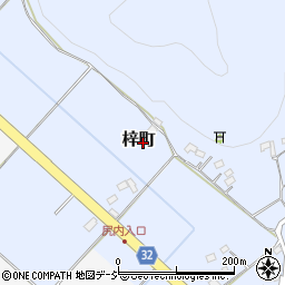 栃木県栃木市梓町167周辺の地図