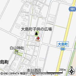 石川県小松市大島町カ164周辺の地図