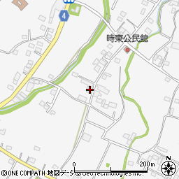 群馬県前橋市富士見町時沢1163周辺の地図