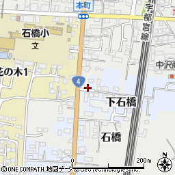 栃木県下野市石橋151-2周辺の地図
