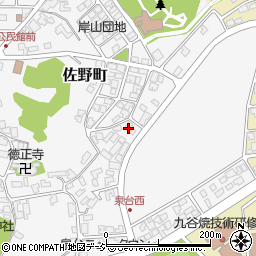 石川県能美市佐野町甲116周辺の地図