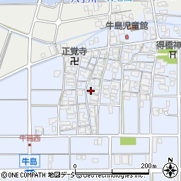 石川県能美市牛島町周辺の地図