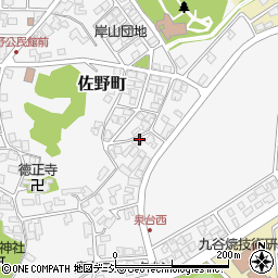 石川県能美市佐野町甲117周辺の地図