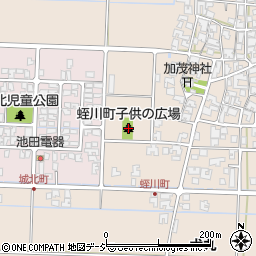 蛭川町子供の広場周辺の地図
