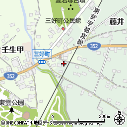栃木県下都賀郡壬生町藤井1707-4周辺の地図