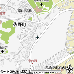 石川県能美市佐野町甲119周辺の地図