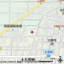 石川県能美市大長野町ト3周辺の地図