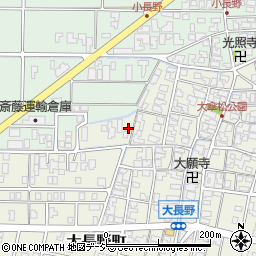 石川県能美市大長野町ト1周辺の地図