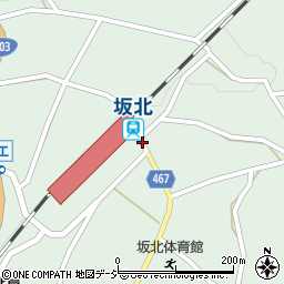 坂北駅周辺の地図