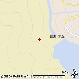 犀川ダム周辺の地図