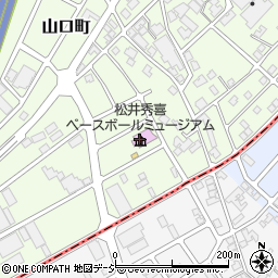 松井秀喜ベースボールミュージアム周辺の地図