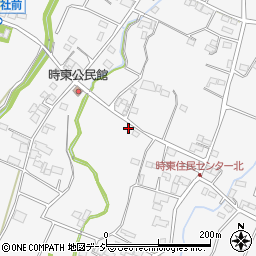 群馬県前橋市富士見町時沢1205周辺の地図