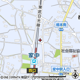 栃木県栃木市都賀町家中5932周辺の地図