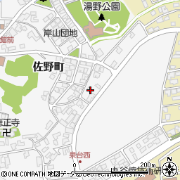 石川県能美市佐野町甲128周辺の地図