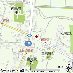 栃木県河内郡上三川町多功1856周辺の地図
