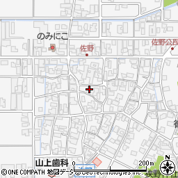 石川県能美市佐野町ク周辺の地図
