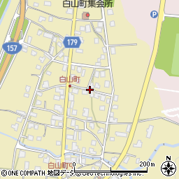 石川県白山市白山町周辺の地図