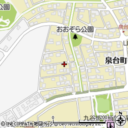 石川県能美市泉台町西190-2周辺の地図