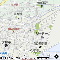 石川県能美市大長野町ロ34周辺の地図